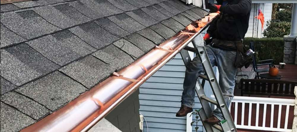 Half Round Copper Gutters Bergen NJ